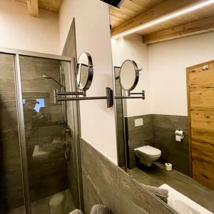 A bathroom at EMMA's Studio