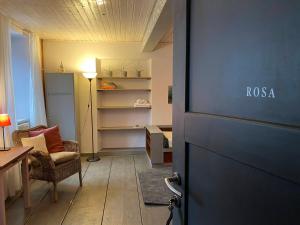 Kuchyň nebo kuchyňský kout v ubytování Apartmány Rudík