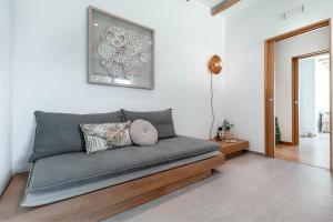 A seating area at Luxury Villa Terra Promessa - Paxos