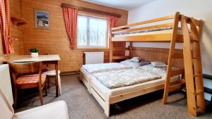 Postel nebo postele na pokoji v ubytování Penzion ALENA
