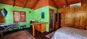 Voodi või voodid majutusasutuse Ciudad Perdida EcoLodge toas