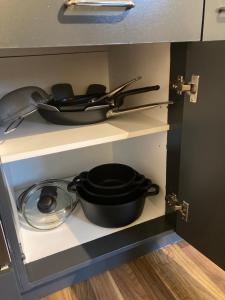 A kitchen or kitchenette at Ferienwohnung Thöny Vandans
