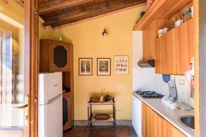 Dapur atau dapur kecil di Il Rifugio ai Castelli
