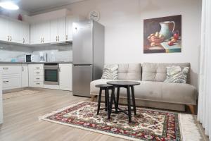 Η κουζίνα ή μικρή κουζίνα στο Larissa Downtown Apartment With Parking