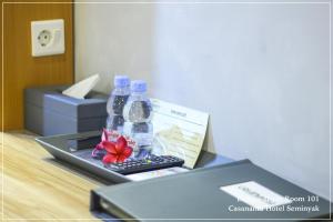 Nápoje v ubytování Casananta Seminyak