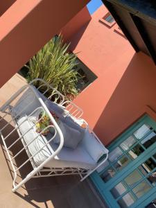 
A balcony or terrace at Las Piedras - Casa de Campo
