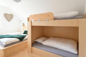 Litera o literas en una habitación de Apartment Štros with private sauna