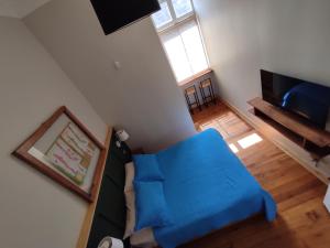 TV a/nebo společenská místnost v ubytování Hostal Dinamarca