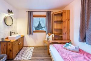 Posteľ alebo postele v izbe v ubytovaní Großes App Chalet Bergprinzessin