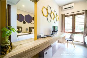 Posezení v ubytování Casananta Seminyak