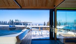 Balkón alebo terasa v ubytovaní Royal Apartments & Spa Zakopane-Cyrhla
