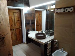 A bathroom at Agriturismo Tamellini