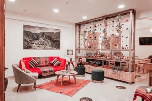 Uma área de estar em Casa Matara Boutique