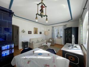 Łóżko lub łóżka w pokoju w obiekcie Villa St. Oswald