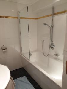 Koupelna v ubytování Hotel Purner