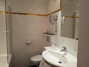 Koupelna v ubytování Hotel Purner