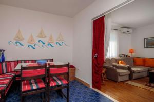 Χώρος καθιστικού στο Apartment Oaza