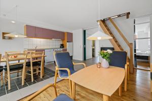 Kuchyň nebo kuchyňský kout v ubytování Ribe Byferie Resort