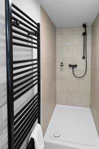 Koupelna v ubytování Hotel Garni Traube