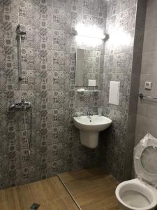 Ett badrum på Apartment in Studenets, Pamporovo