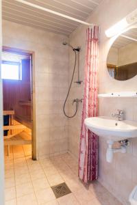 Koupelna v ubytování Staadioni Hotel