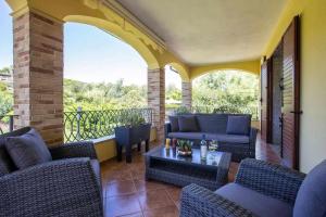 Posedenie v ubytovaní Alghero Villa Mistral per 7 persone Terrazza BBQ AC WiFi