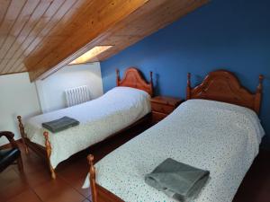 Кровать или кровати в номере Casa de la Hiedra Soria