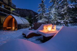 Hotel Garni Pegrà v zime