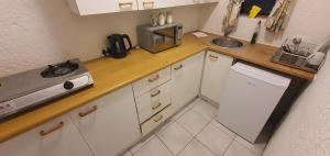 Dapur atau dapur kecil di Private Bachelor Apartment 1