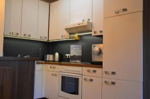 Küche/Küchenzeile in der Unterkunft Ferienwohnung Haus Meissl