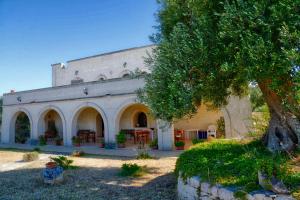 a building with a tree in front of it at La Piana degli Ulivi in Ostuni