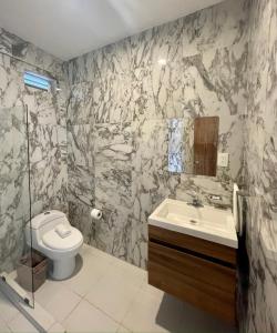 Ένα μπάνιο στο Casa La Joya Bacalar