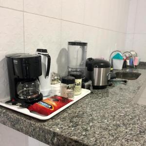 Dapur atau dapur kecil di Casa dos Ventos Barreirinhas