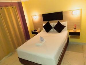 Hotel Jose Ignacio Chepen客房内的一张或多张床位