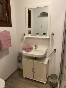 Koupelna v ubytování Ferienhaus Kolb