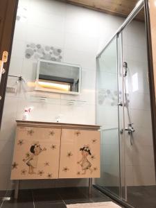 Vonios kambarys apgyvendinimo įstaigoje 晨民宿 Morning Homestay