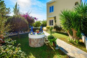 A garden outside Litsas Studios