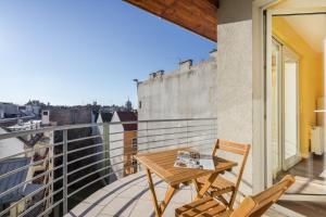 Balkón alebo terasa v ubytovaní BpR Amarilla Apartment with Balcony
