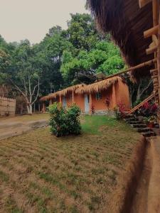 Vrt pred nastanitvijo Hostal Dos Quebradas