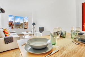 A seating area at Cozy space in the heart of Corralejo
