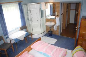 Koupelna v ubytování Casa da Honna