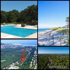 Swimmingpoolen hos eller tæt på Villa Chantaco Bassin Arcachon