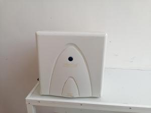 a white box sitting on top of a table at KNT Villa in Weligama