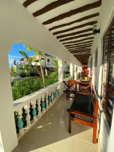 Balkón nebo terasa v ubytování Zenobia Beach Resort