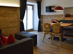 Posezení v ubytování Appartements Rienzner