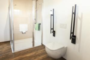 Koupelna v ubytování Ferienwohnung Bergäcker