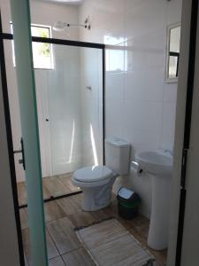Kylpyhuone majoituspaikassa residencial canto da maré