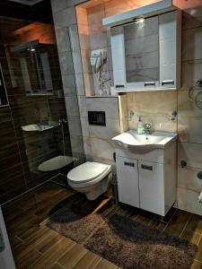 Koupelna v ubytování Apartman Mali Raj Zlatar