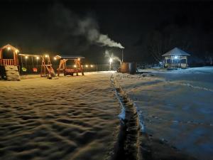 Moldovița Residence בחורף