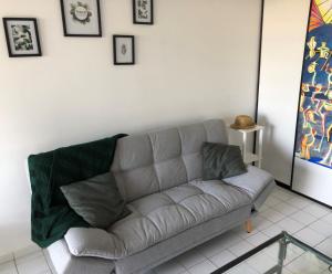 Posezení v ubytování Studio les Alizés